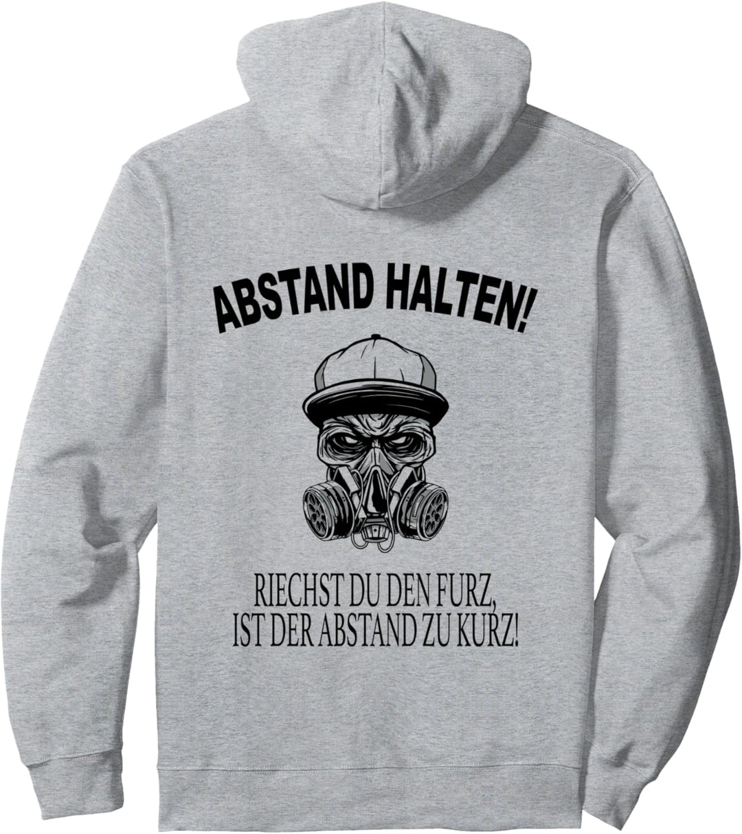 Abstand Halten Riechst du den Furz ist der Abstand zu Kurz Pullover Hoodie