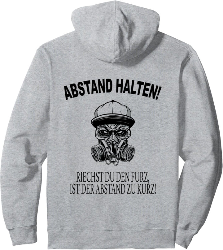 Abstand Halten Riechst du den Furz ist der Abstand zu Kurz Pullover Hoodie