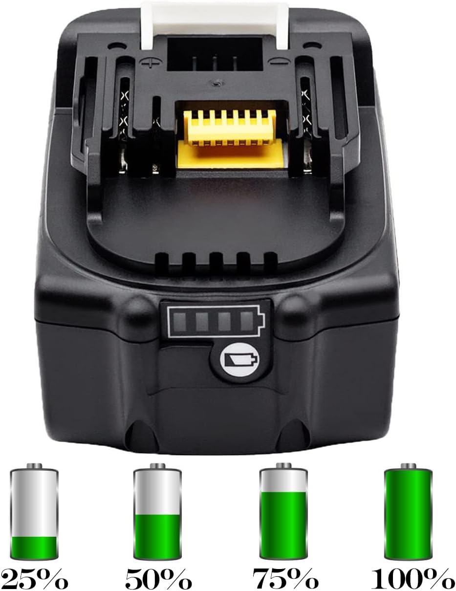 18V 5.0Ah Li-ion Ersatzakku für Makita BL1850 Werkzeugakkus 18V Li-ion Akku 5000mAh Kompatibel BL186