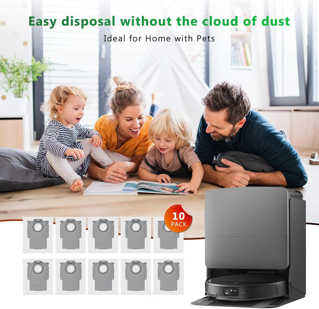 VIEWALL Staubbeutel für Roborock S8 MaxV Ultra, Qrevo S,Qrevo Pro,Qrevo Curv,Qrevo Master,Q Revo,Qre