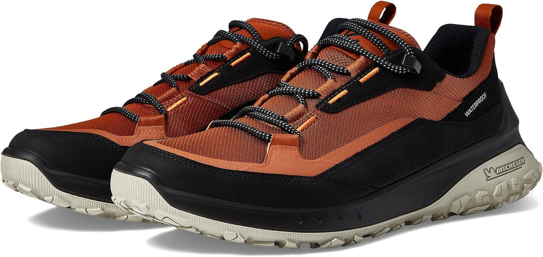 ECCO Herren ULT-trn M Low Wp Outdoor Shoe 41 EU Black Cognac, 41 EU Black Cognac