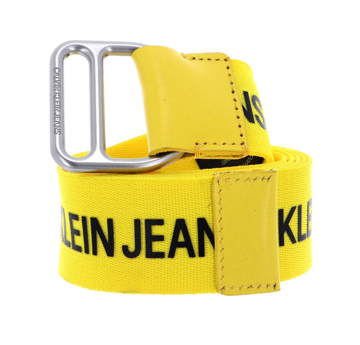 Calvin Klein Slider Webbing Belt W85 Bright Sunshine