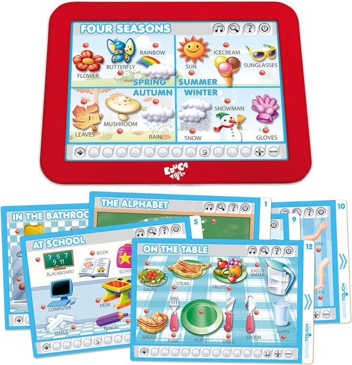 Educa Touch Junior Lernspiel für Kinder, Mehrfarbig (15438) Englisch, Englisch