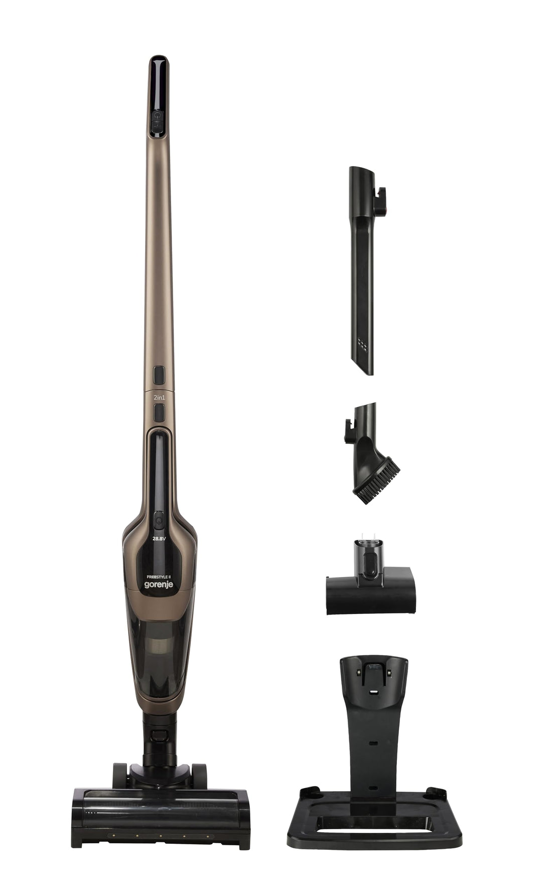 Gorenje SVC288191FSIIGO Akku Staubsauger/Motorleistung: 176 W/Saugkraft: 27 W/Bis zu 77 min Laufzeit