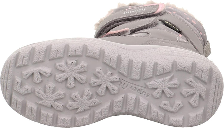 Superfit Mädchen Crystal Schneestiefel 30 EU Schmal Hellgrau Rosa 2500, 30 EU Schmal Hellgrau Rosa 2
