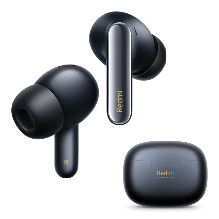 XIAOMI Redmi Buds 6 Pro Black - 36h Akkulaufzeit, Triple-Treiber Hi-Fi Klang, 55dB ANC, 20 ANC-Level