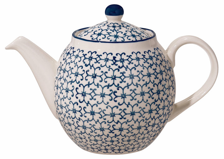 Bloomingville Teekanne Kristina Retro grosse Kanne mit integriertem Sieb vor der Tülle Vintage ø 14