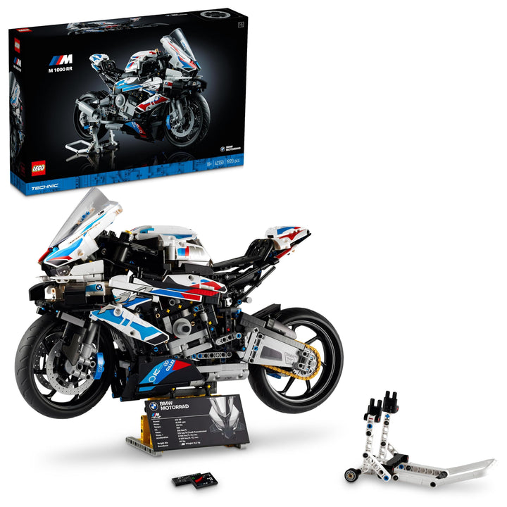 LEGO 42130 Technic BMW M 1000 RR Motorrad Modell für Erwachsene, Modellbausatz, Set als Geschenk zum