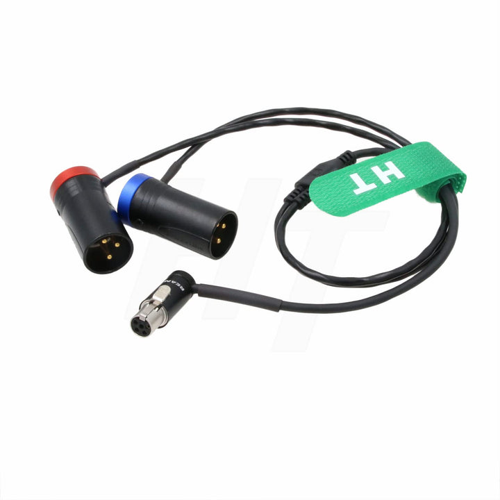 HangTon Audio-Y-Kabel für Sennheiser Zaxcom Lectrosonics SRc5P Receiver zu Kamera-Mixer-Aufnahmegerä