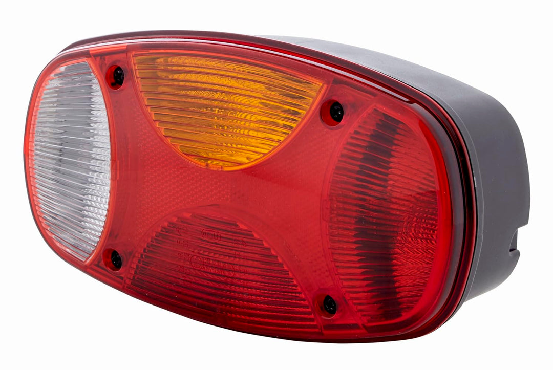 HELLA - Heckleuchte - Cargoluna - Glühlampe - 12V - Anbau/geschraubt - Lichtscheibenfarbe: mehrfarbi