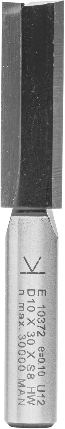 ENT 10372 Nutfräser HW, Schaft (S) 8 mm, Durchmesser (D) 10 mm, NL 30 mm, SL 32 mm, GL 62 mm D=10 /