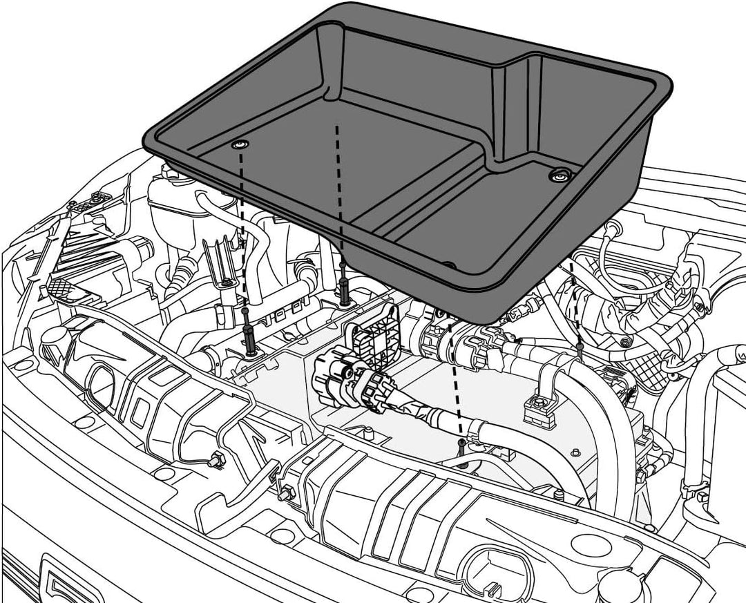 rati Frunk kompatibel für FIAT 500e 2020- |Erweiterter Front-Stauraum. Perfekt für Ladekabel, Zubehö