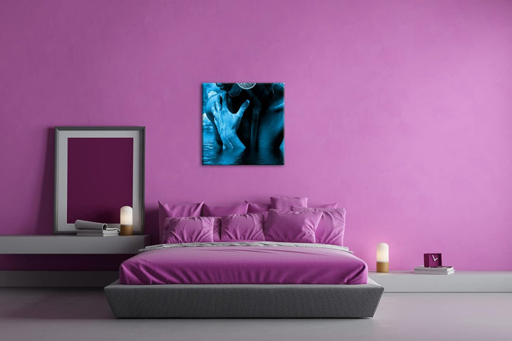 deyoli Erotisches Kunstwerk Format: 60x60 Effekt: Zeichnung als Leinwandbild, Motiv auf Echtholzrahm