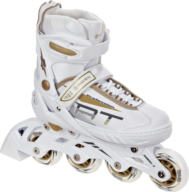 RAVEN Profession 2in1 Schlittschuhe Inlineskates Inliner für Kinder und Erwachsene verstellbar 35-39