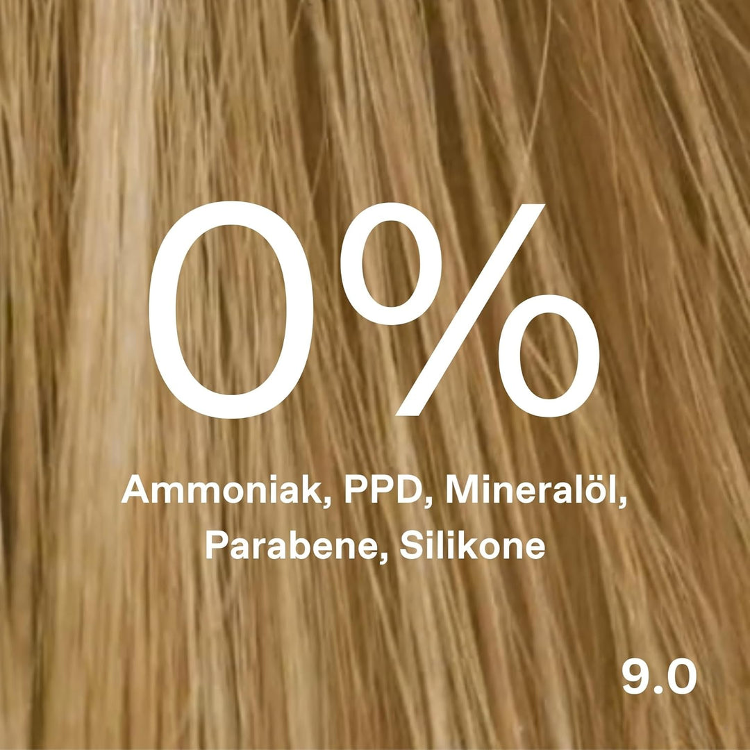 KORRES Argan Oil Colorant – ammoniakfreie Haarfarbe Hell-Hellblond 9.0– 100% Grauhaarabdeckung & veg