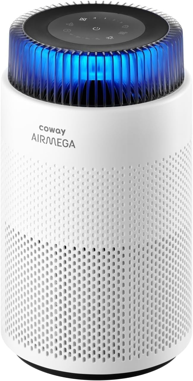 Coway Airmega 100 Energieeffizienz Luftreiniger Allergiker, langlebiger HEPA Luftfilter, superleiser