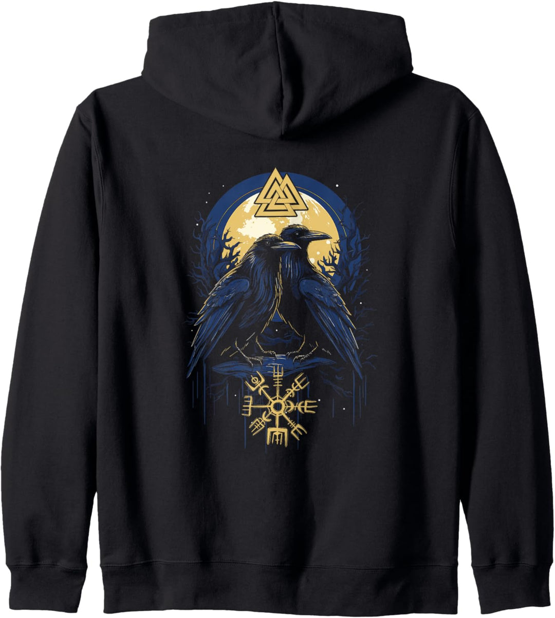 Odin's Wisdom Huginn and Muninn - Ravens of Norse Mythology Kapuzenjacke