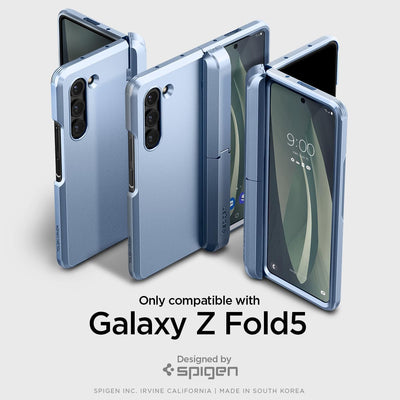 Spigen Tough Armor Pro P Hülle Kompatibel mit Samsung Galaxy Z Fold 5 -Hellblau (S Pen Nicht inklusi