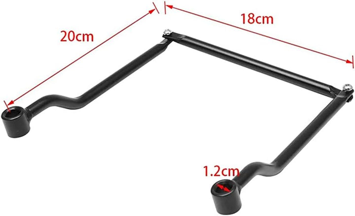 Satteltaschenhalter für Kawasaki Vulcan S/W 650 SU2 schwarz