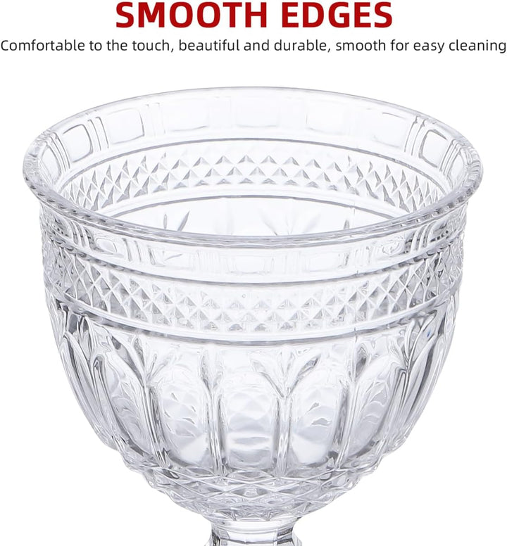 Yardwe Apotheker-Gläser aus klarem Glas, dekoratives Süssigkeiten-Buffetglas, Hochzeits-Süssigkeiten