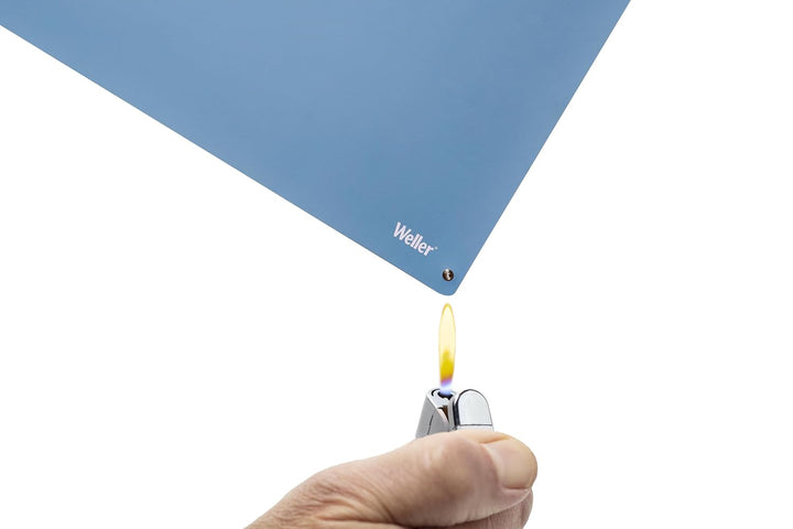 Weller T0051403699 Antistatische ESD Premium Tisch-Lötmatten Set, 900 x 600 mm, Blaue Lötmattensatz