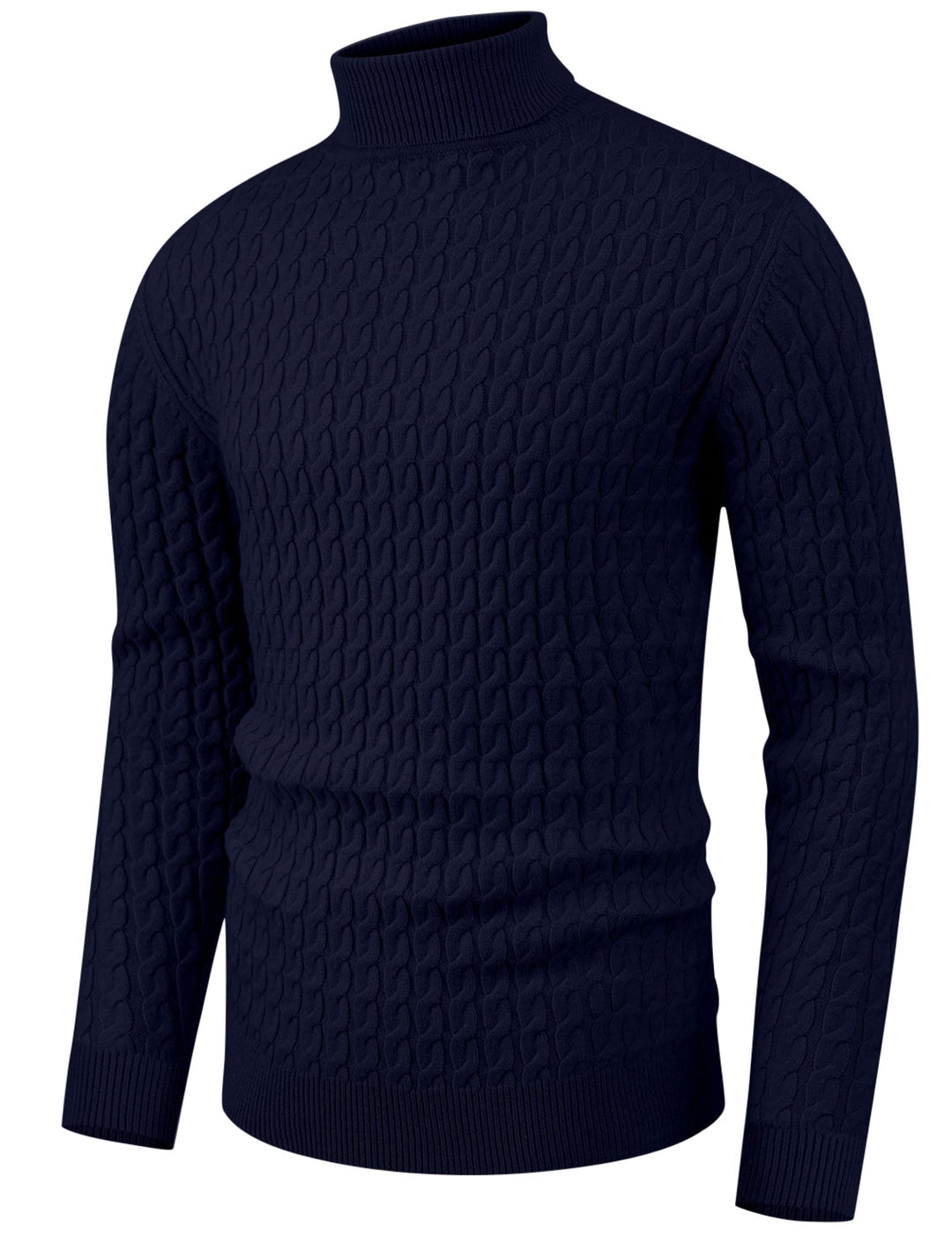 Hisir Rollkragenpullover Herren Klassischer Pullover Herren Warmer Winter Slim Fit Strickpullover Pu