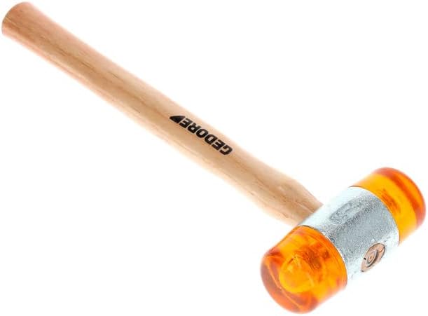 GEDORE Plastikhammer, Ø 50 mm, Auswechselbare Köpfe aus Cellulose-Acetat, Robuster Stiel aus Esche K