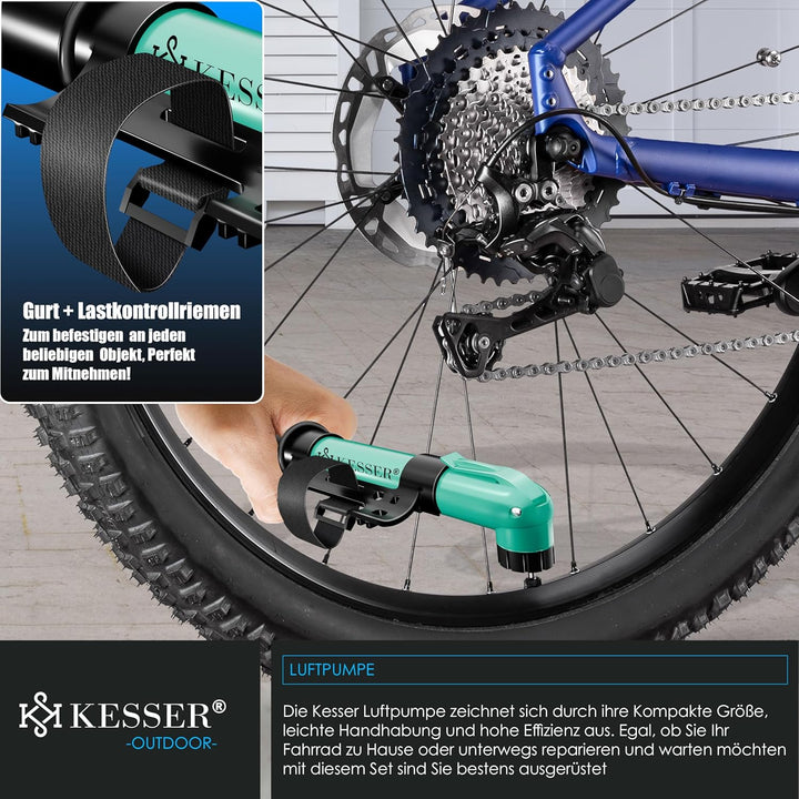KESSER® Fahrradständer Boden einzeln für Mountainbike, E-Bike, Citybike, Rennrad, MTB | Fahrrad Mont