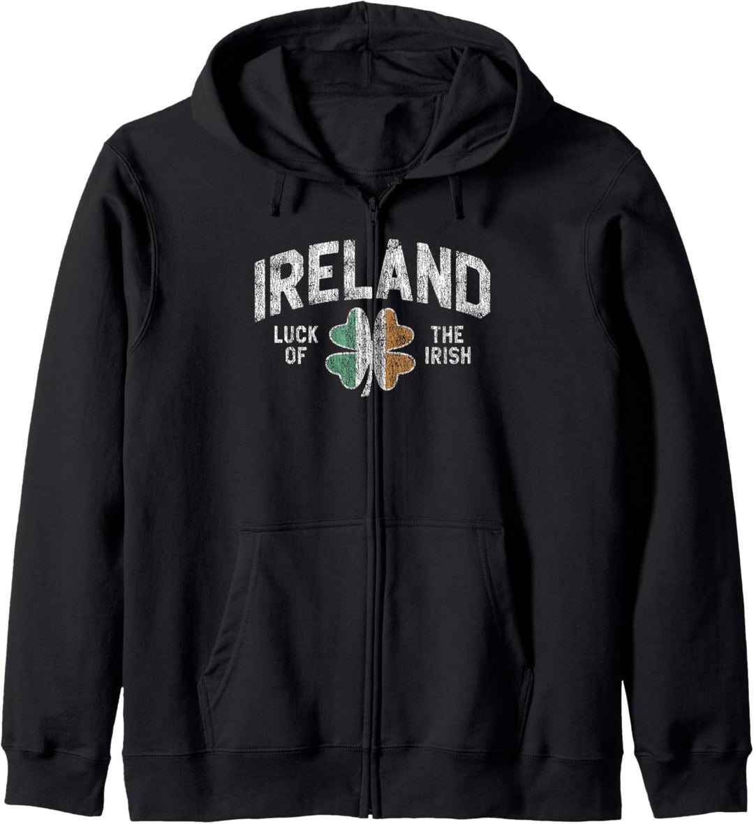 Trendy Ireland Luck Of The Irish Four Leaf Clover Flag Kapuzenjacke