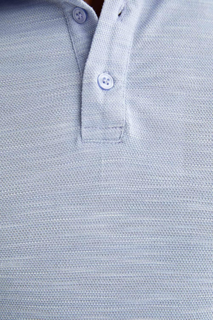 DeFacto Herren Polo Shirt, Blau