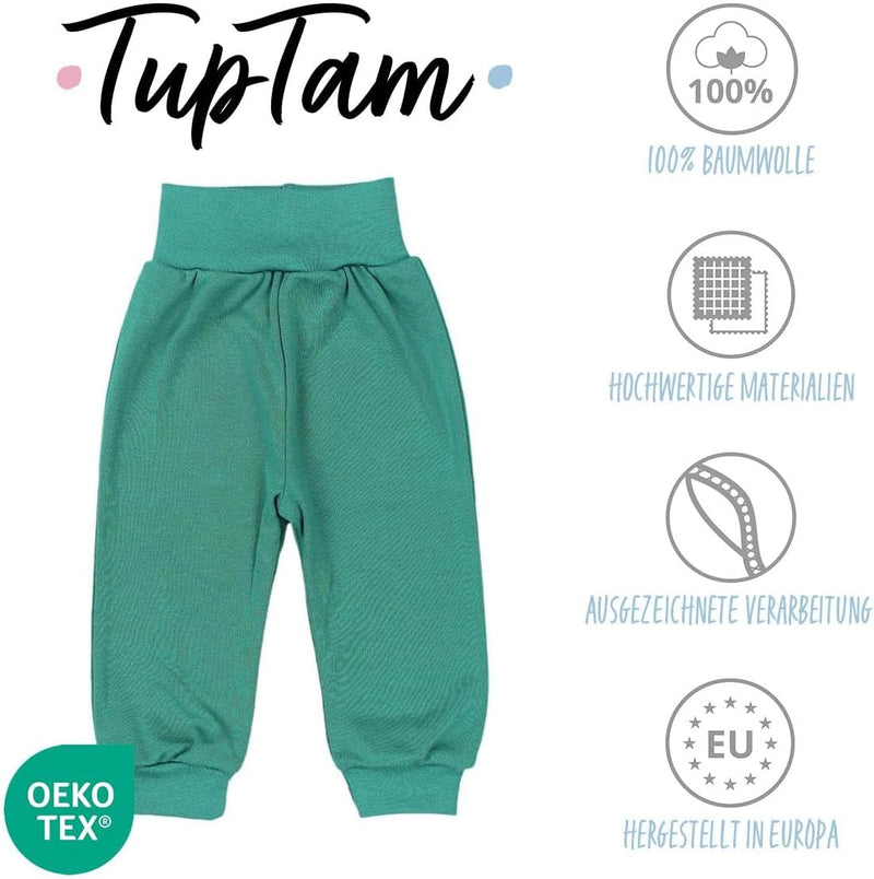 TupTam Unisex Baby Pumphose 5er Pack aus Oeko-Tex zertifizierten Materialien Langhose Unisex 56 Dunk