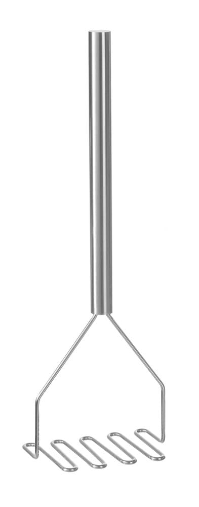 HENDI Kartoffelstampfer, Gemüsestampfer, Geschirrspülmaschinengeeignet, 200x130x(H)810mm, Edelstahl