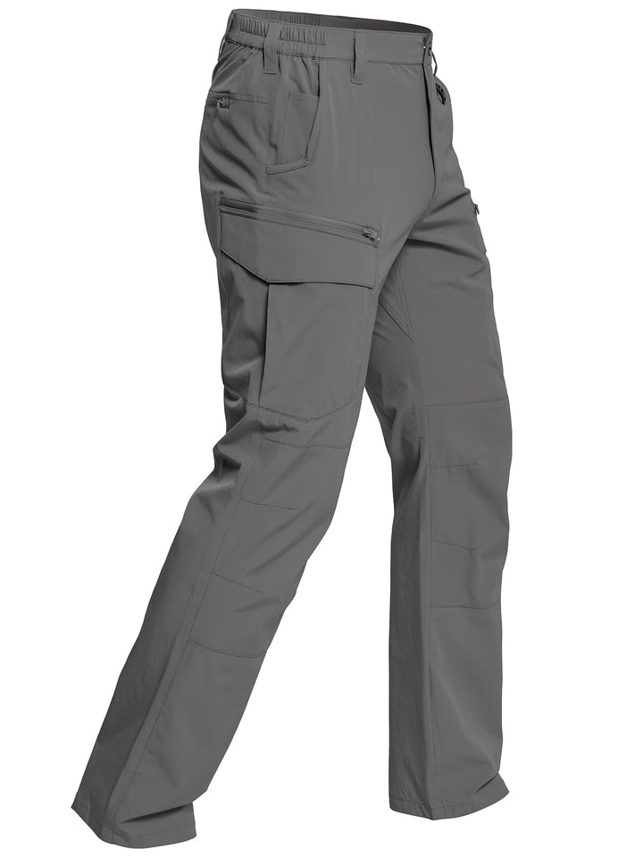 CARWORNIC Herren Schnelltrocknend Taktisch Hose Leicht Wanderhose Angelhose Stretch Cargohose 30W /
