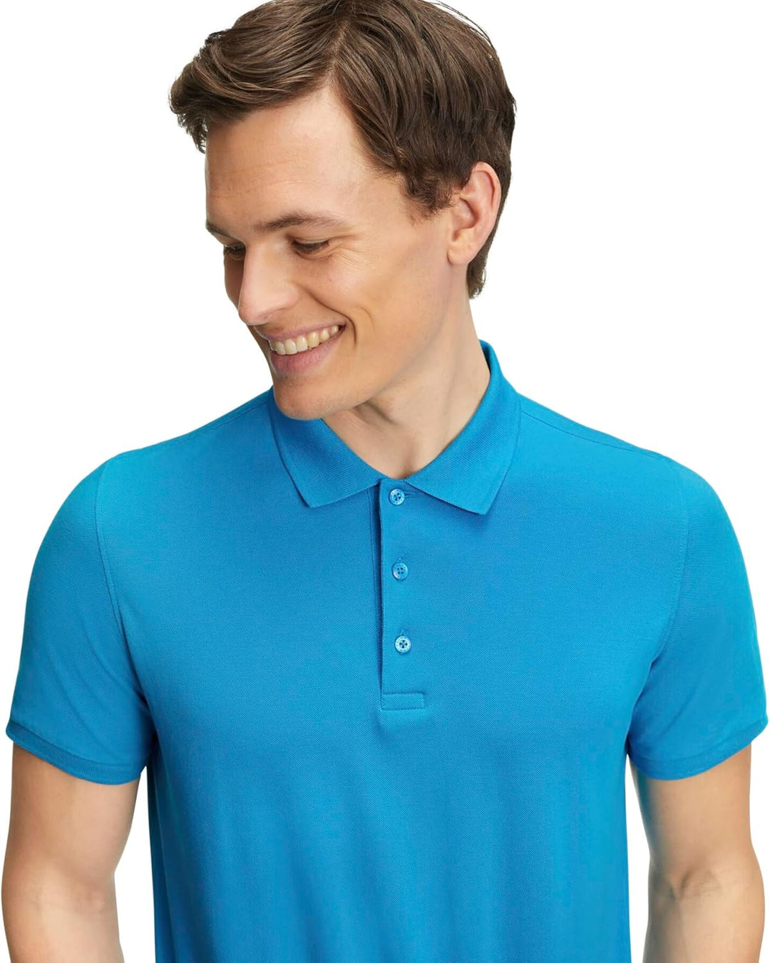 FALKE Herren Basic Polo Shirt Piqué Polohemd weich hautfreundlich atmungsaktive Baumwolle 1 Stück S