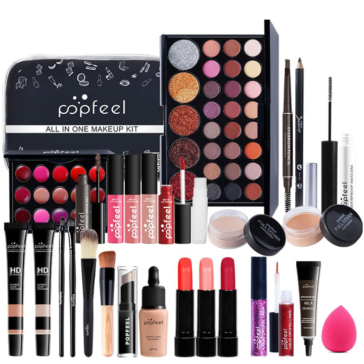 FantasyDay Multifunktions Exquisite Make-up Geschenkset Kosmetik Schmink Kit für Gesicht, Augen und