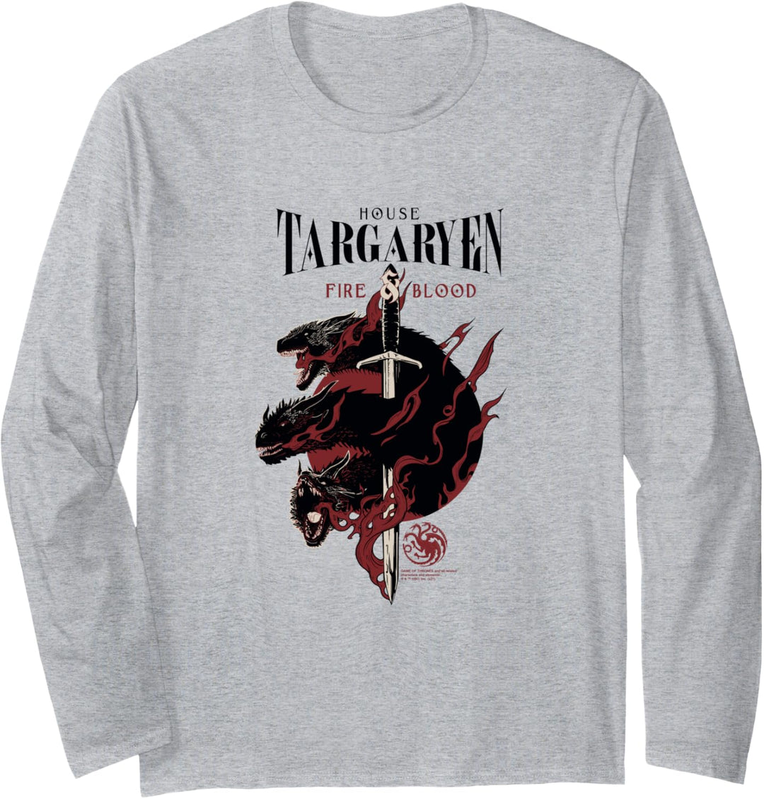 Game of Thrones House Targaryen Langarmshirt