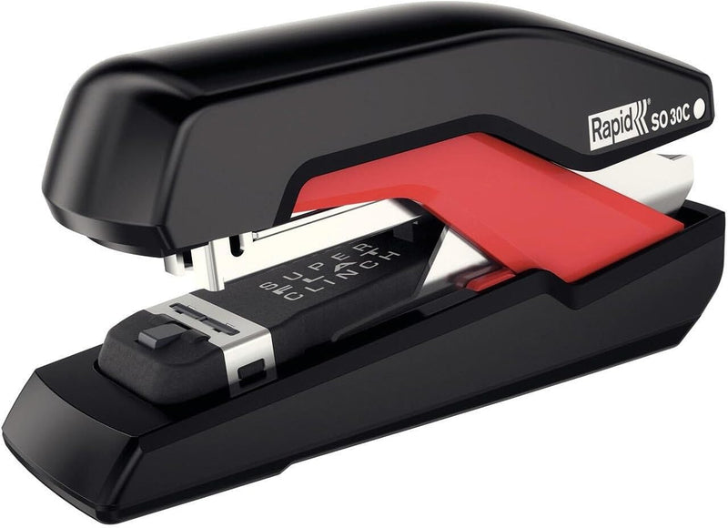Rapid 5000550 Tacker Super Flachheftgerät (30 Blatt, Mühelos, Omnipress, Hochwertiges Ergonomisches