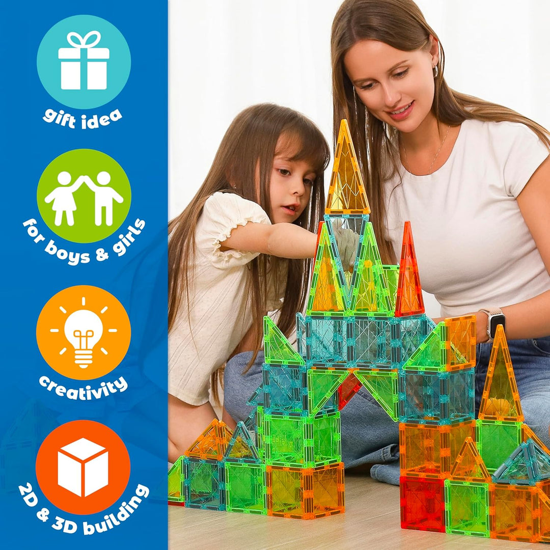 Geomag Magnetic Tiles Gems 44 Fliesen Gemme 44, Fliesen Gemme 44