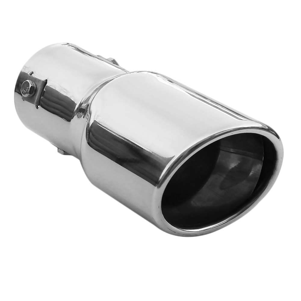 Universal 1710 Auspuffblende Endrohr Sport Schalldämpfer Edelstahl Chrom