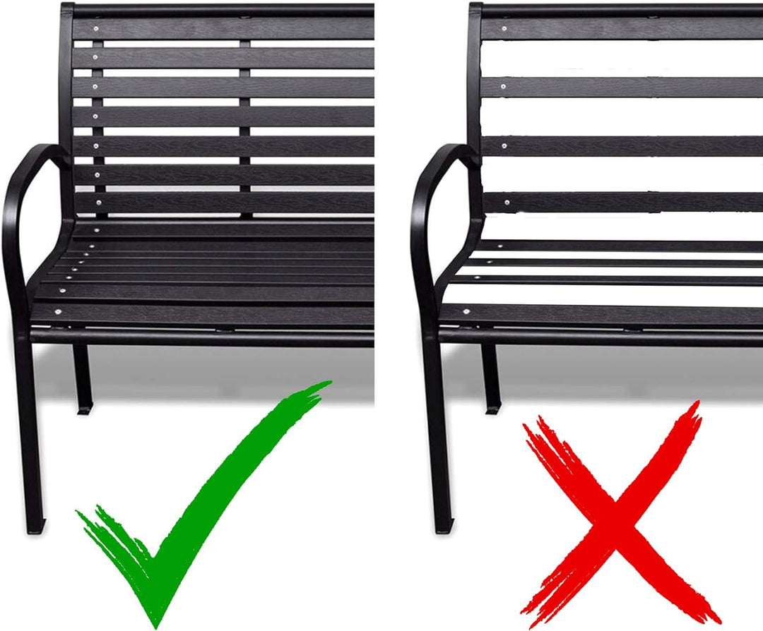 SuperKissen24. Sitzkissen Bankkissen Bankauflage für Gartenbank - 120x50 cm und Rückenlehne 120x60 c