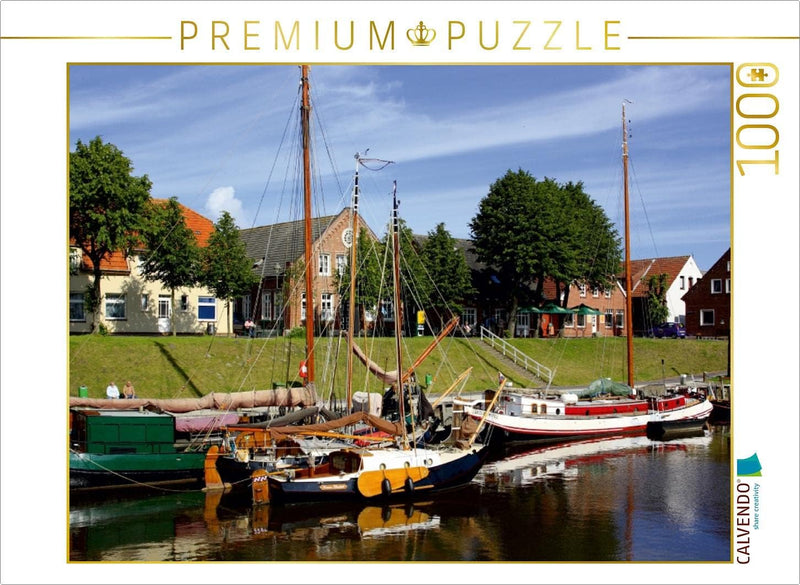 CALVENDO Puzzle Fischerhafen Carolinensiel, Ostfriesland 1000 Teile Lege-Grösse 64 x 48 cm Foto-Puzz