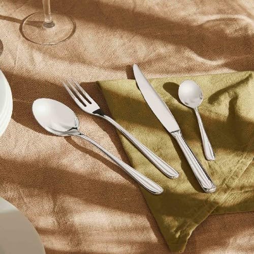 Alessi Caccia Besteckgarnitur 24tlg. Edelstahl glänzend poliert, 24 TLG, Einheiten