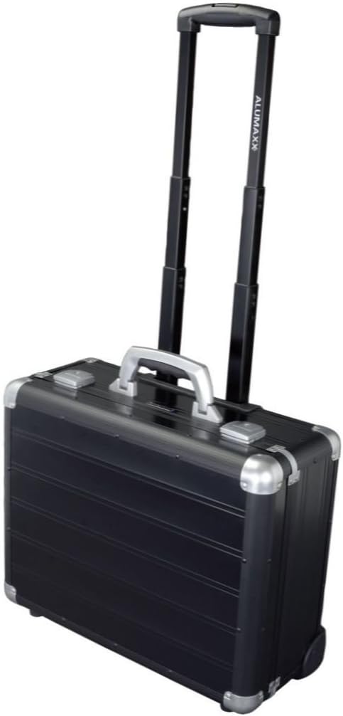 ALUMAXX 45167 Business Trolley Galaxy, Rollkoffer aus Aluminium, Businesstrolley mit Schloss, Alu Ko