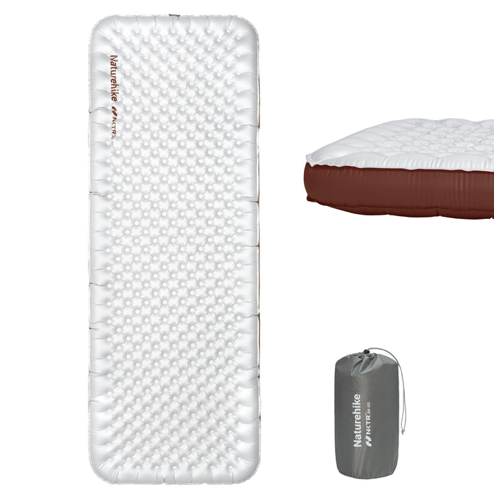 Naturehike Thermal 5,8 R- Wert Camping Isomatte with Seitenwände, 4 Jahreszeiten 9cm Dick Ultralight