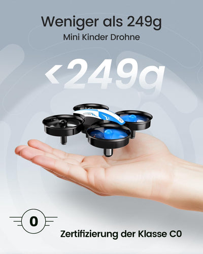 Holy Stone HS210 Mini Drohne für Kinder,RC Quadrocopter Nano Drone mit 3 Akkus 21 Min. Lange Flugzei