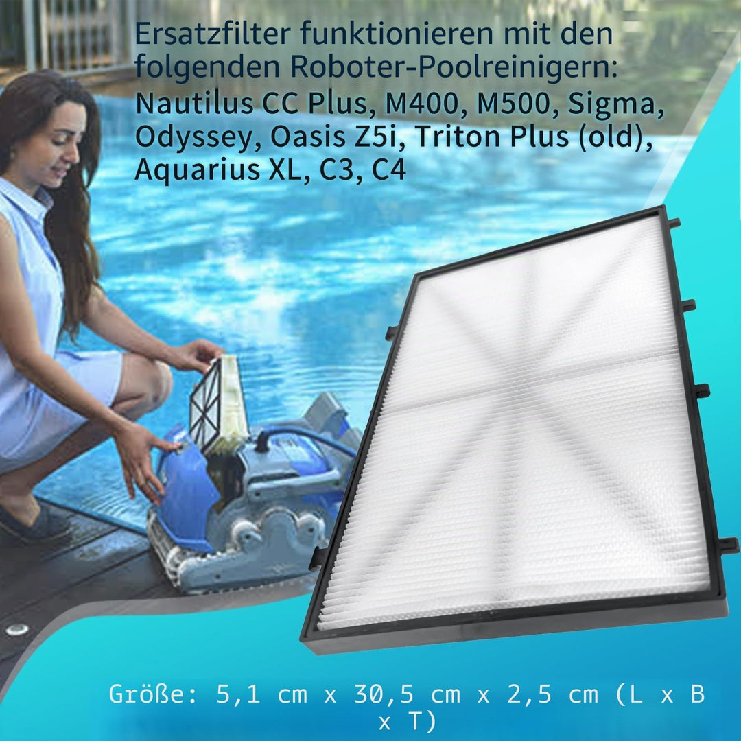 Filtereinsätze für Delfin, ultrafein, Teilenummer: 9991432, 4 Stück