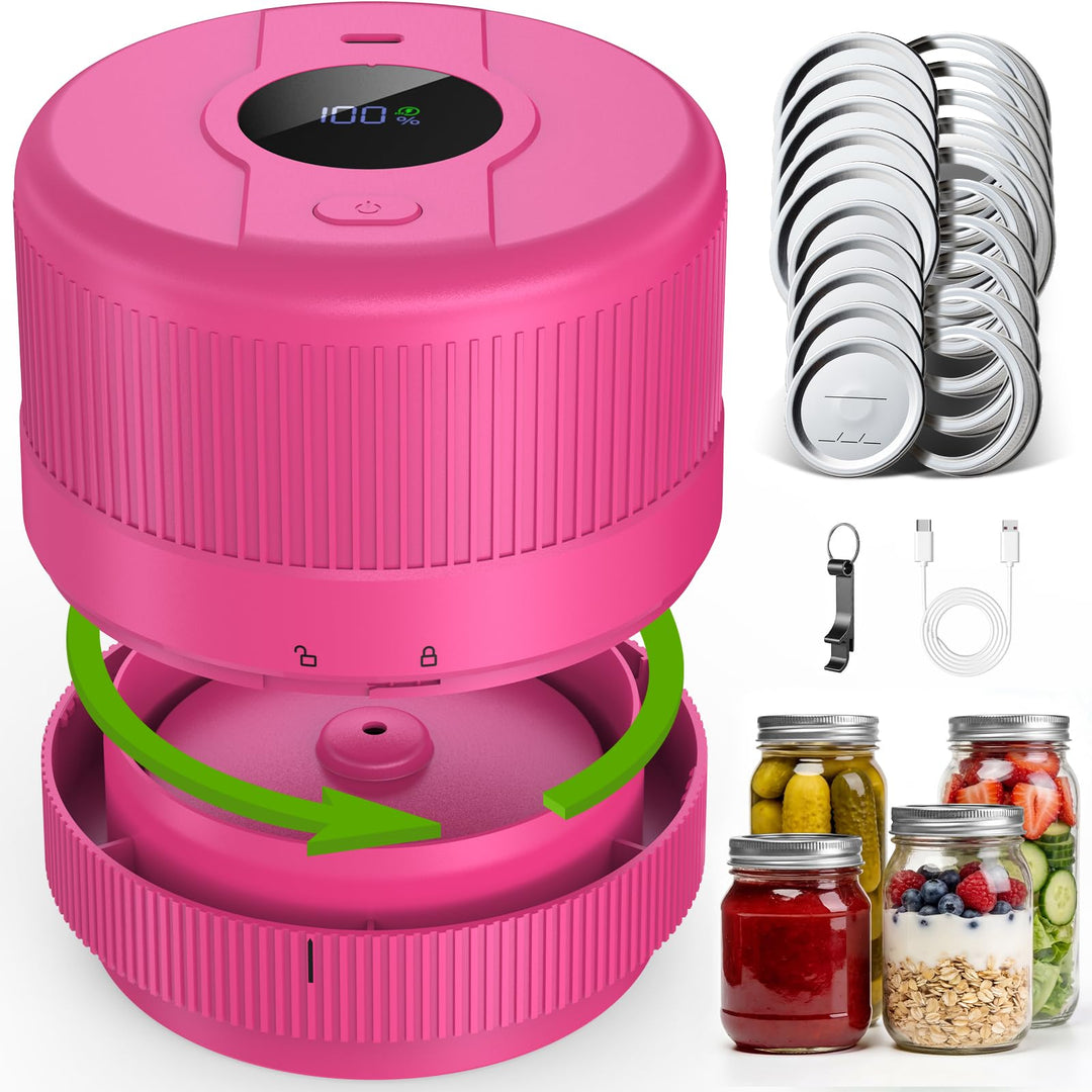 Elektrisches Vakuumierer für Einmachgläser, Elektrische Mason Jar Vakuum Sealer für Breite und Norma