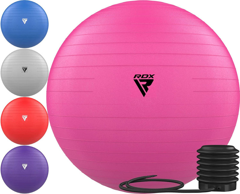 RDX Gymnastikball Extra Dicker PVC Sitzball, Yoga Pezziball Fitness Pilates Balance Ball Stuhl, Anti