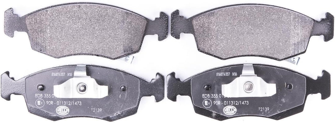HELLA PAGID 8DB 355 016-231 Bremsbelagsatz - T2139 - Dicke/Stärke: 17.3mm - Bremssystem: Teves - mit
