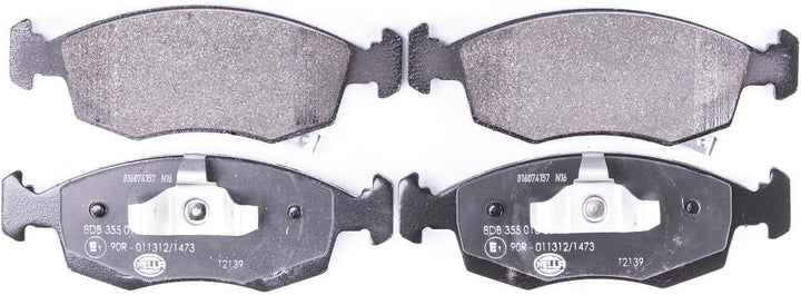 HELLA PAGID 8DB 355 016-231 Bremsbelagsatz - T2139 - Dicke/Stärke: 17.3mm - Bremssystem: Teves - mit